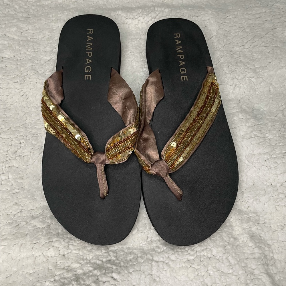 Rampage flip flops size 9.5